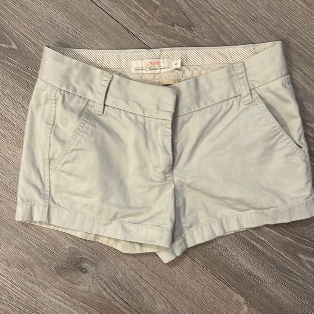 J. Crew Gray Cargo Shorts with Classic Design